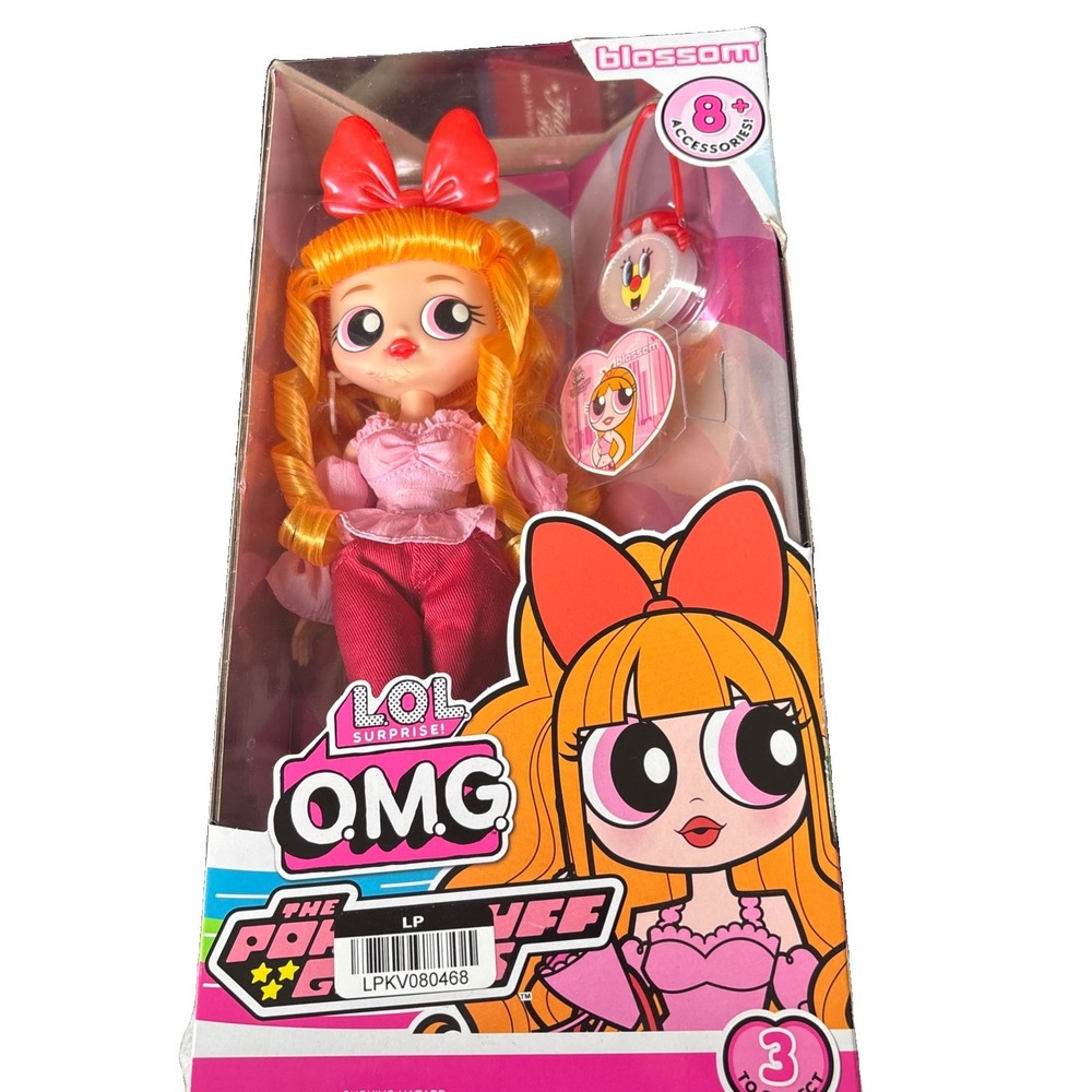 MGA Entertainment L.O.L. Surprise! O.M.G. Powerpuff Girls Blossom Doll 10 in